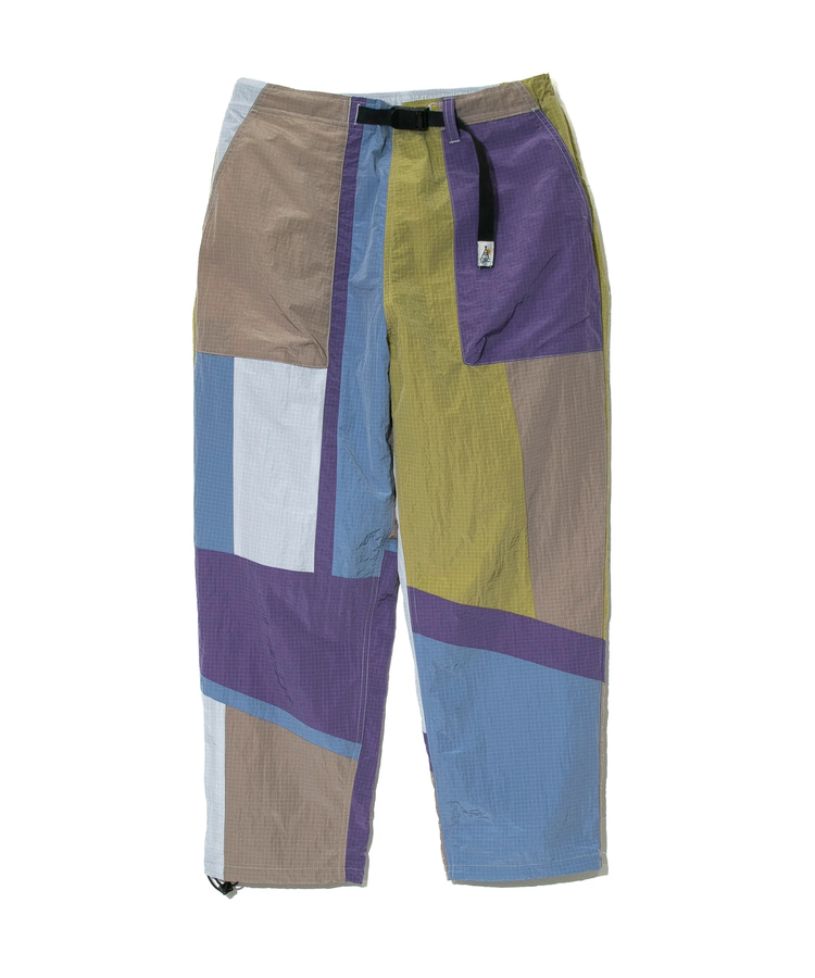 go slow caravan(ゴースローキャラバン) |ナイロンリップストップパッチワークパンツ (MENS)