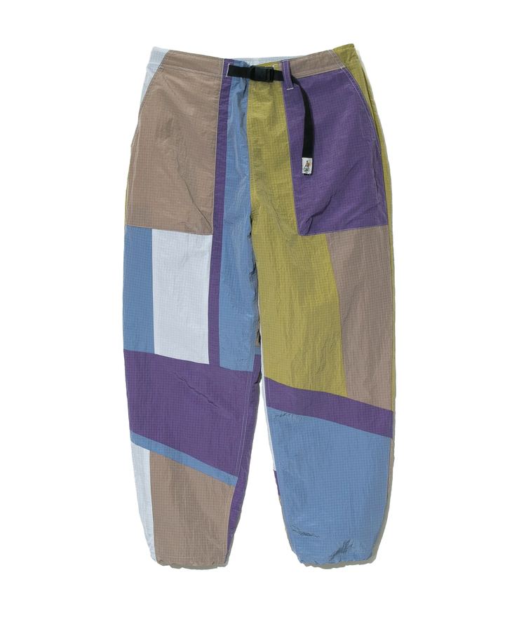 go slow caravan(ゴースローキャラバン) |ナイロンリップストップパッチワークパンツ (MENS)