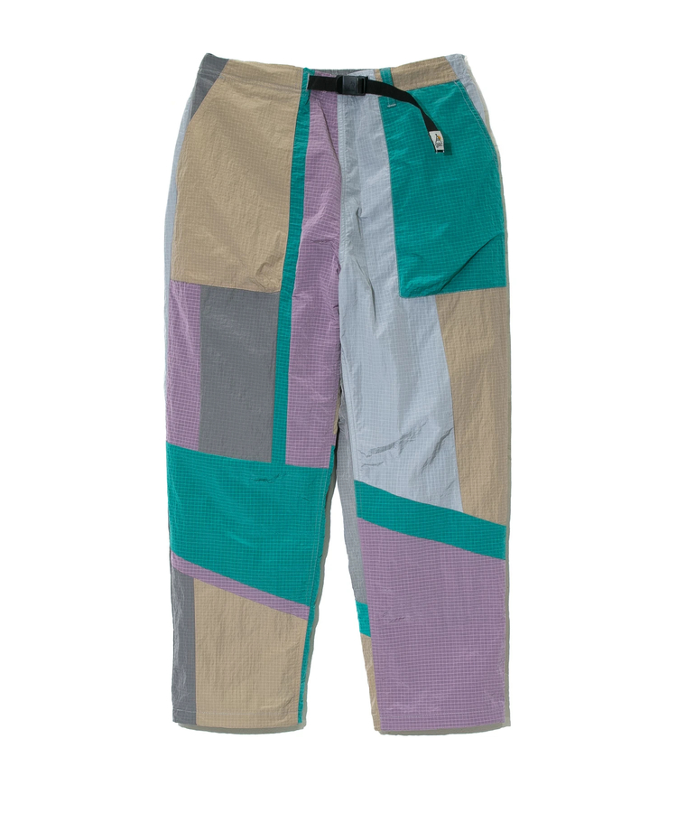 go slow caravan(ゴースローキャラバン) |ナイロンリップストップパッチワークパンツ (MENS)