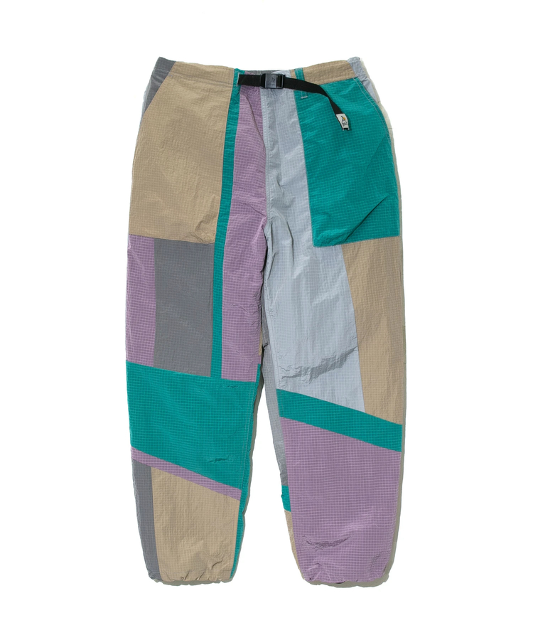 go slow caravan(ゴースローキャラバン) |ナイロンリップストップパッチワークパンツ (MENS)