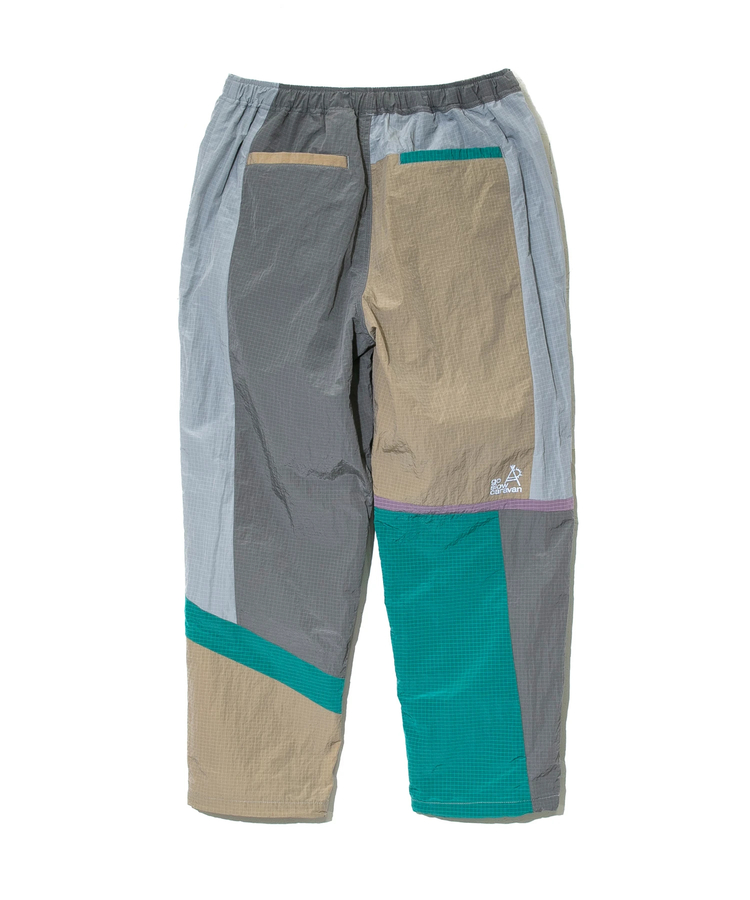 go slow caravan(ゴースローキャラバン) |ナイロンリップストップパッチワークパンツ (MENS)