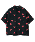 go slow caravan(ゴースローキャラバン) |ブッチャー総柄プリント半袖シャツ (WOMENS/MENS)