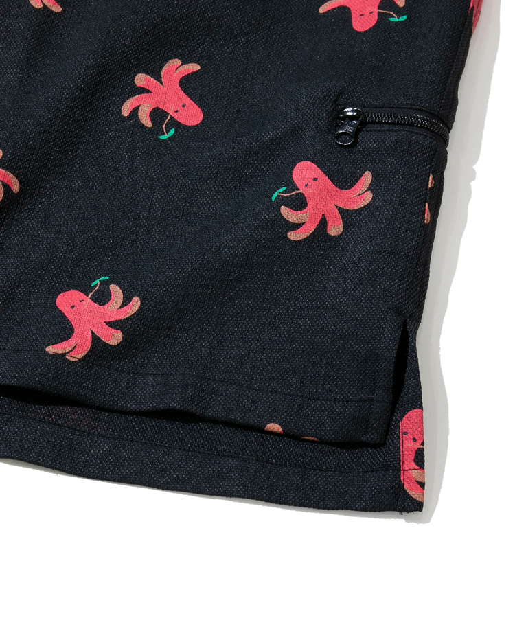 go slow caravan(ゴースローキャラバン) |ブッチャー総柄プリント半袖シャツ (WOMENS/MENS)