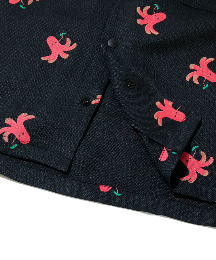 go slow caravan(ゴースローキャラバン) |ブッチャー総柄プリント半袖シャツ (WOMENS/MENS)