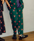 go slow caravan(ゴースローキャラバン) |ブッチャー総柄プリントイージーアンクルパンツ (WOMENS/MENS)