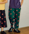 go slow caravan(ゴースローキャラバン) |ブッチャー総柄プリントイージーアンクルパンツ (WOMENS/MENS)