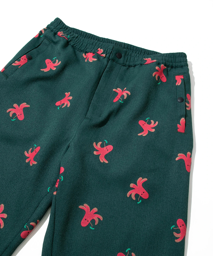 go slow caravan(ゴースローキャラバン) |ブッチャー総柄プリントイージーアンクルパンツ (WOMENS/MENS)