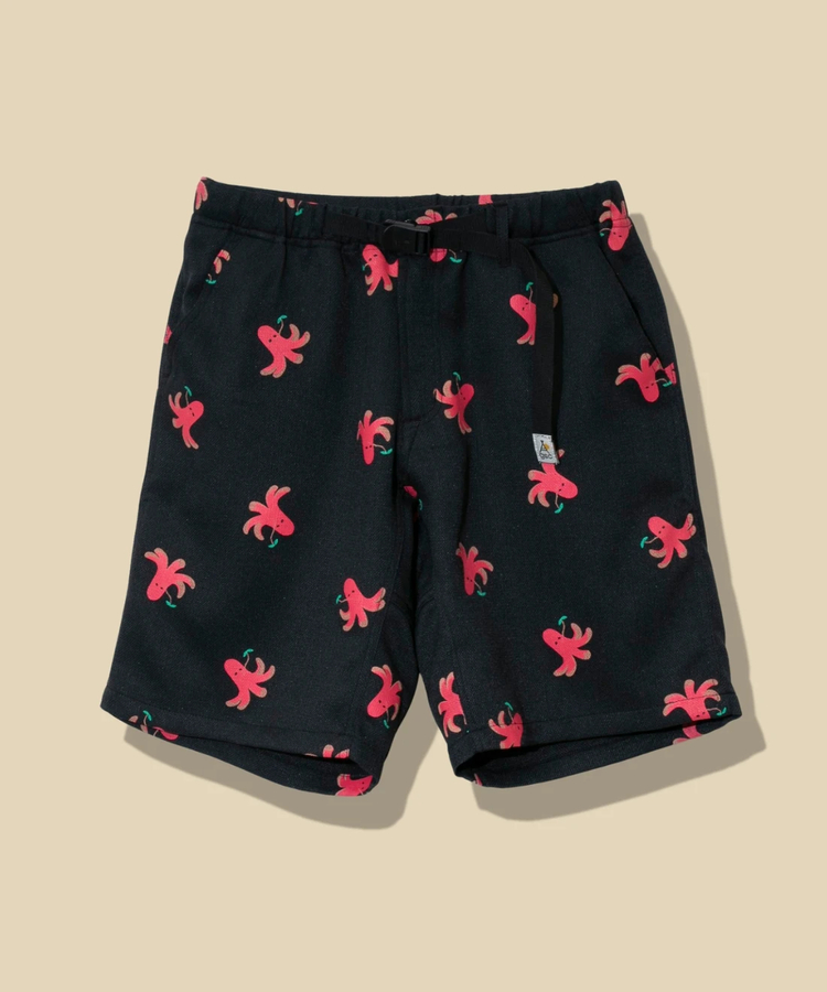 go slow caravan(ゴースローキャラバン) |ブッチャー総柄プリントイージーショーツ (MENS)