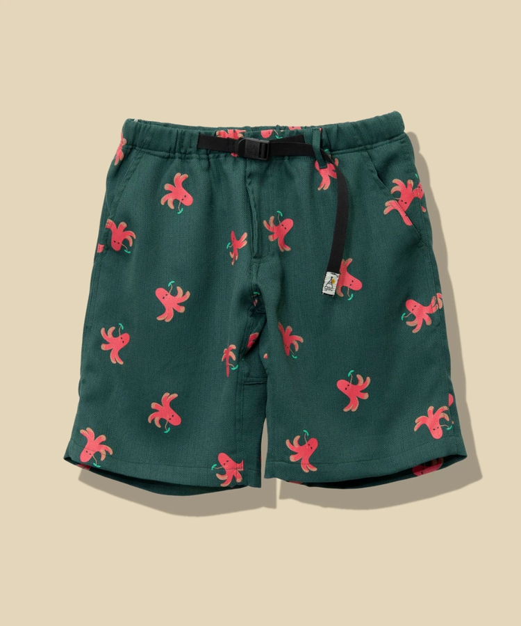 go slow caravan(ゴースローキャラバン) |ブッチャー総柄プリントイージーショーツ (MENS)