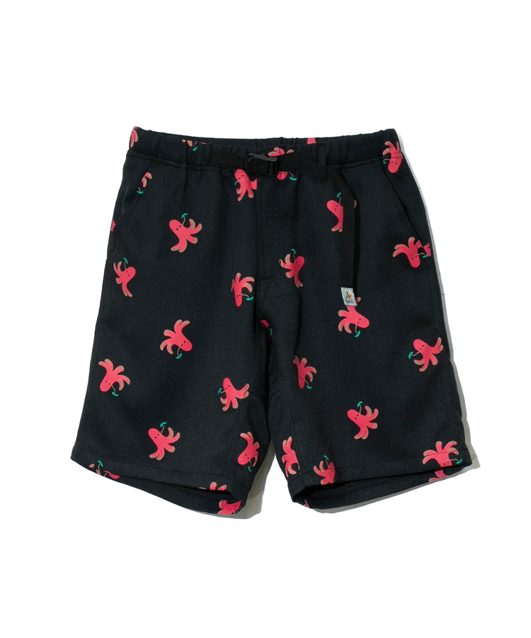 go slow caravan(ゴースローキャラバン) |ブッチャー総柄プリントイージーショーツ (MENS)