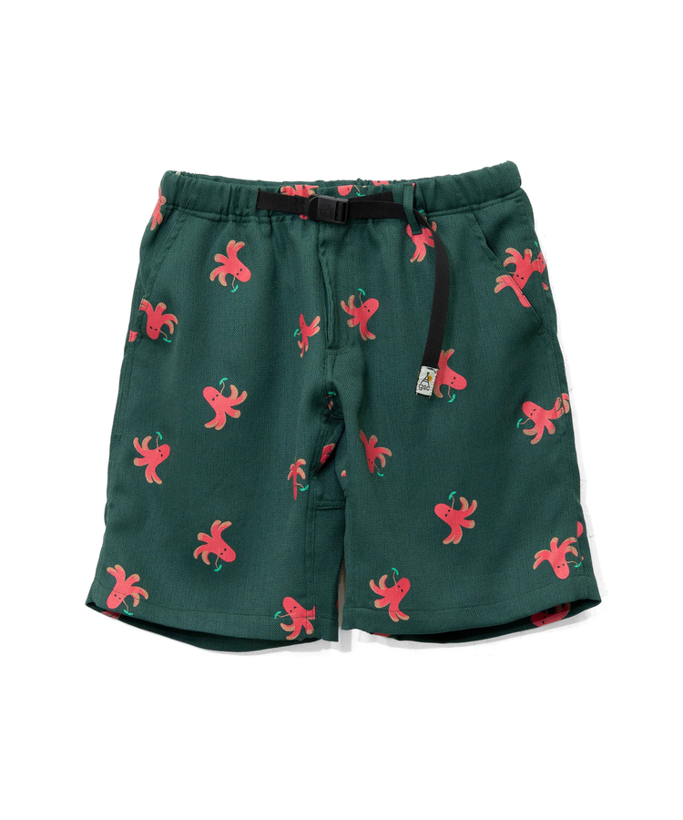 go slow caravan(ゴースローキャラバン) |ブッチャー総柄プリントイージーショーツ (MENS)