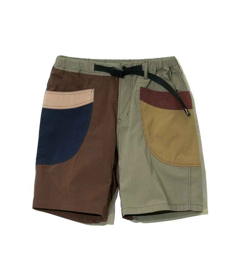 go slow caravan(ゴースローキャラバン) |コットン/ナイロンストレッチ脇ポケクレイジーショーツ (MENS/WOMENS)