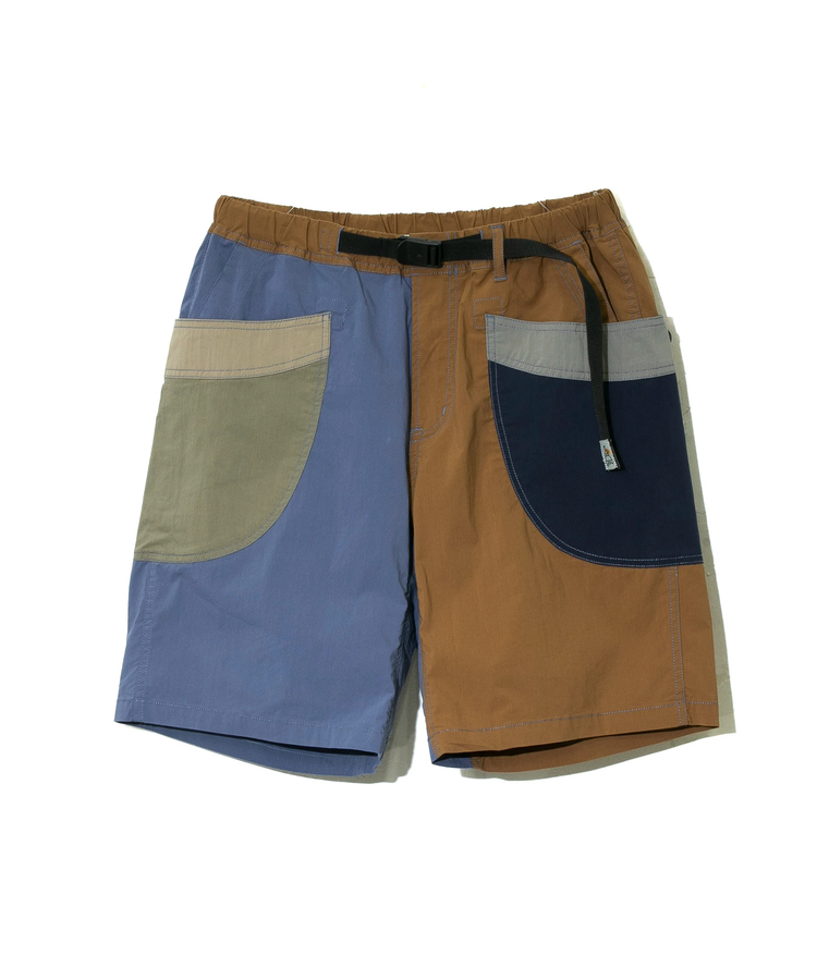 go slow caravan(ゴースローキャラバン) |コットン/ナイロンストレッチ脇ポケクレイジーショーツ (MENS/WOMENS)