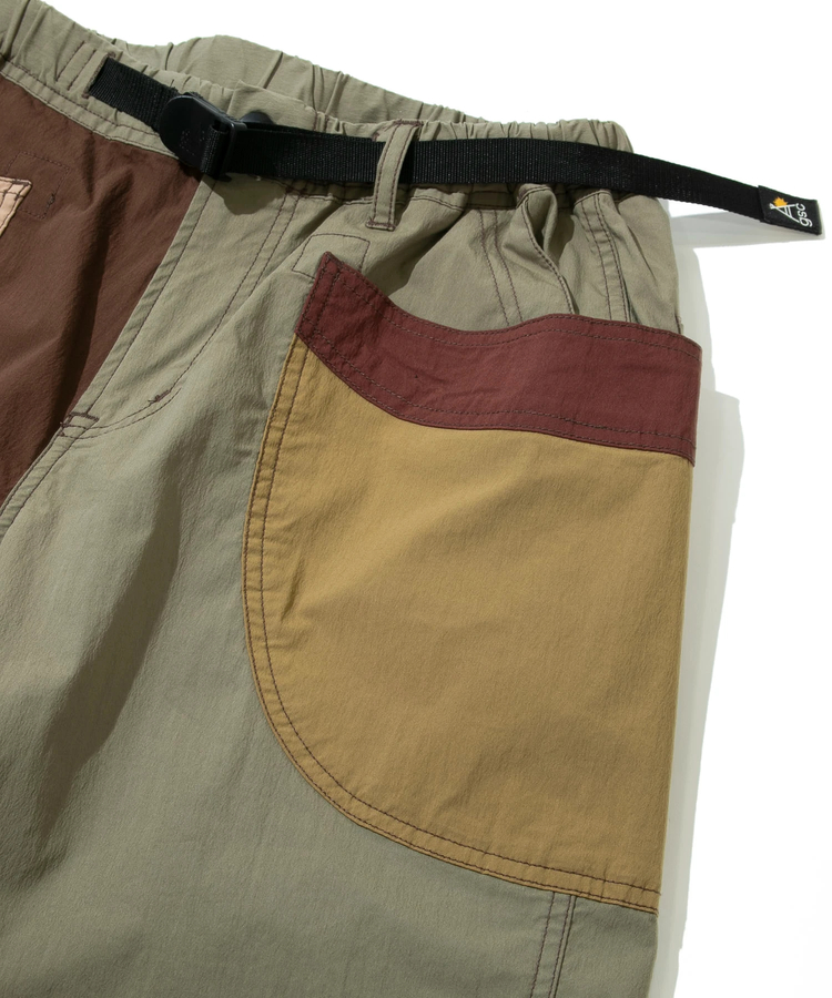 go slow caravan(ゴースローキャラバン) |コットン/ナイロンストレッチ脇ポケクレイジーショーツ (MENS/WOMENS)