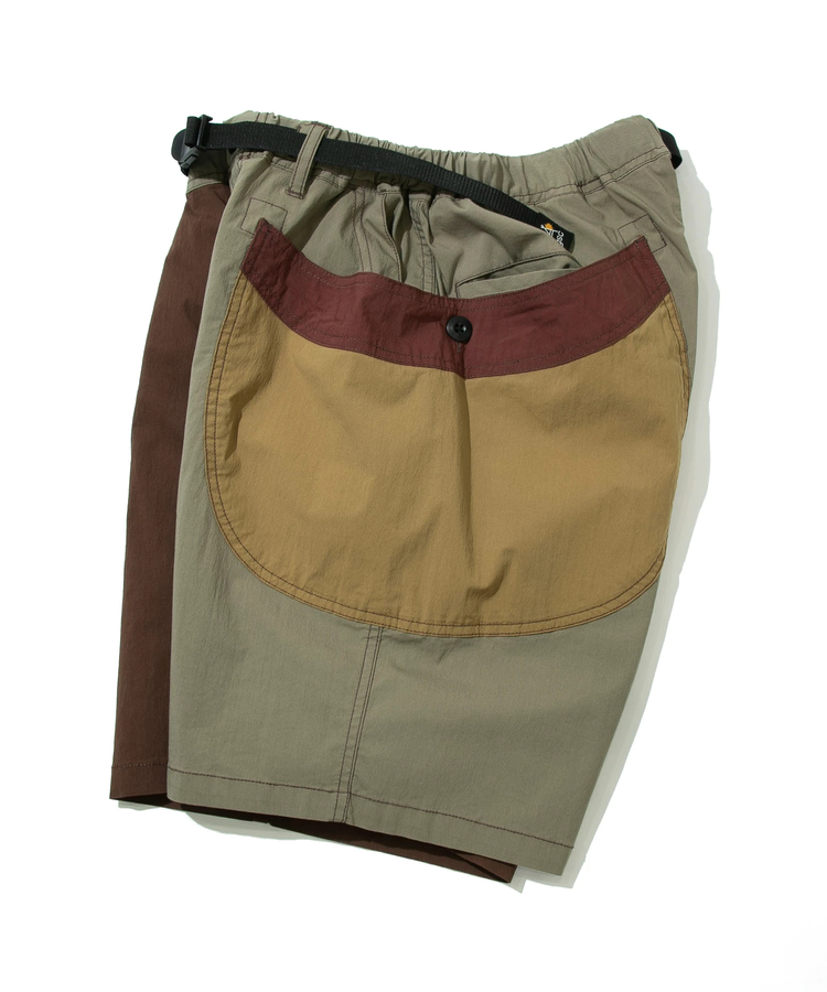 go slow caravan(ゴースローキャラバン) |コットン/ナイロンストレッチ脇ポケクレイジーショーツ (MENS/WOMENS)