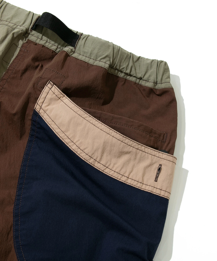 go slow caravan(ゴースローキャラバン) |コットン/ナイロンストレッチ脇ポケクレイジーショーツ (MENS/WOMENS)