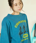 go slow caravan(ゴースローキャラバン) |COBMASTER/コブマスター ピグメント スウェット風ルーズTEE《ドラム缶風呂》(MENS)
