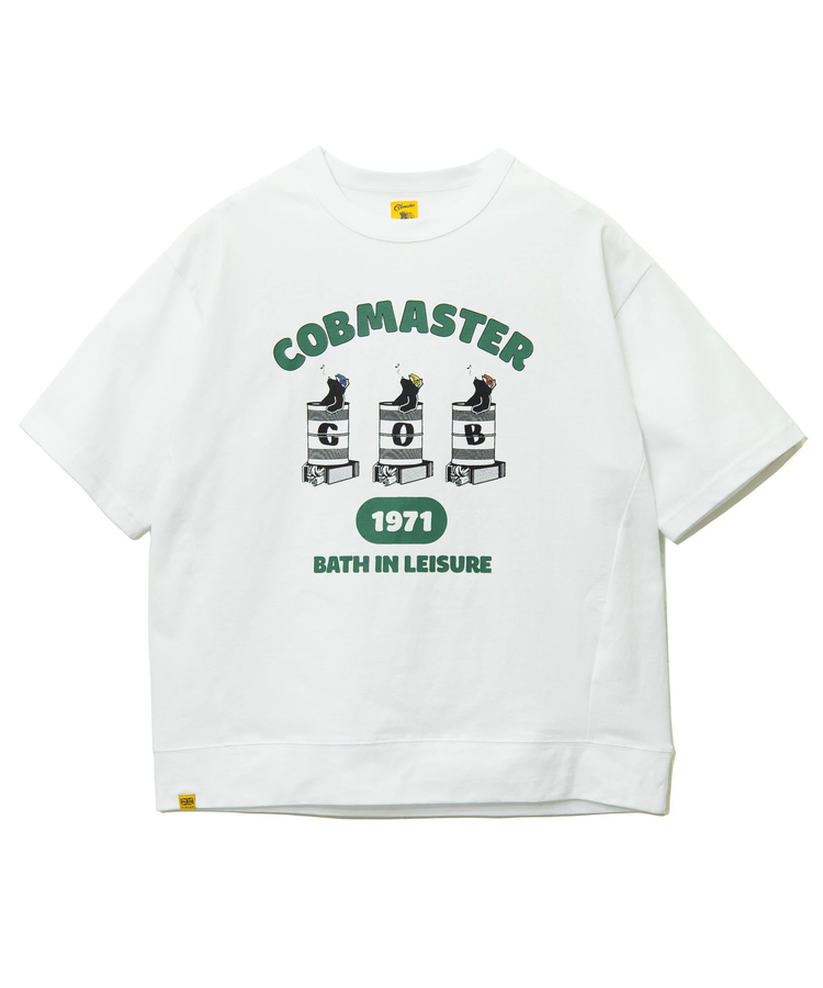go slow caravan(ゴースローキャラバン) |COBMASTER/コブマスター ピグメント スウェット風ルーズTEE《ドラム缶風呂》(MENS)