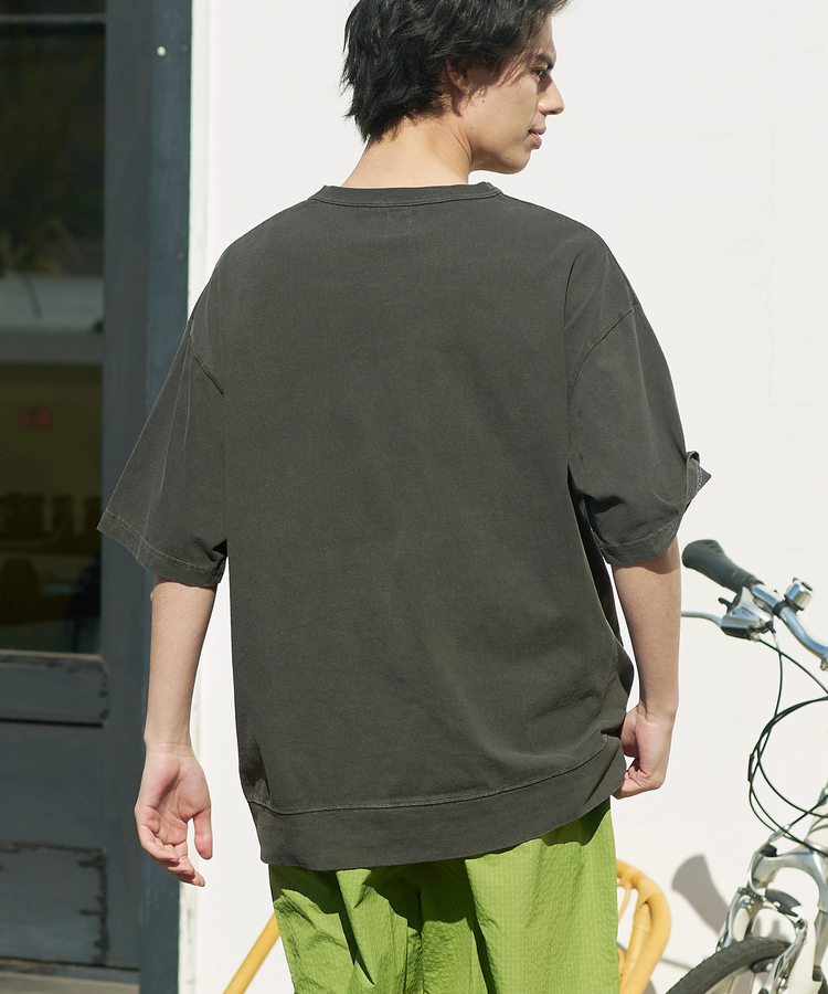 go slow caravan(ゴースローキャラバン) |COBMASTER/コブマスター ピグメント スウェット風ルーズTEE《ドラム缶風呂》(MENS)