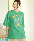 go slow caravan(ゴースローキャラバン) |COBMASTER/コブマスター ピグメント スウェット風ルーズTEE《ドラム缶風呂》(MENS)