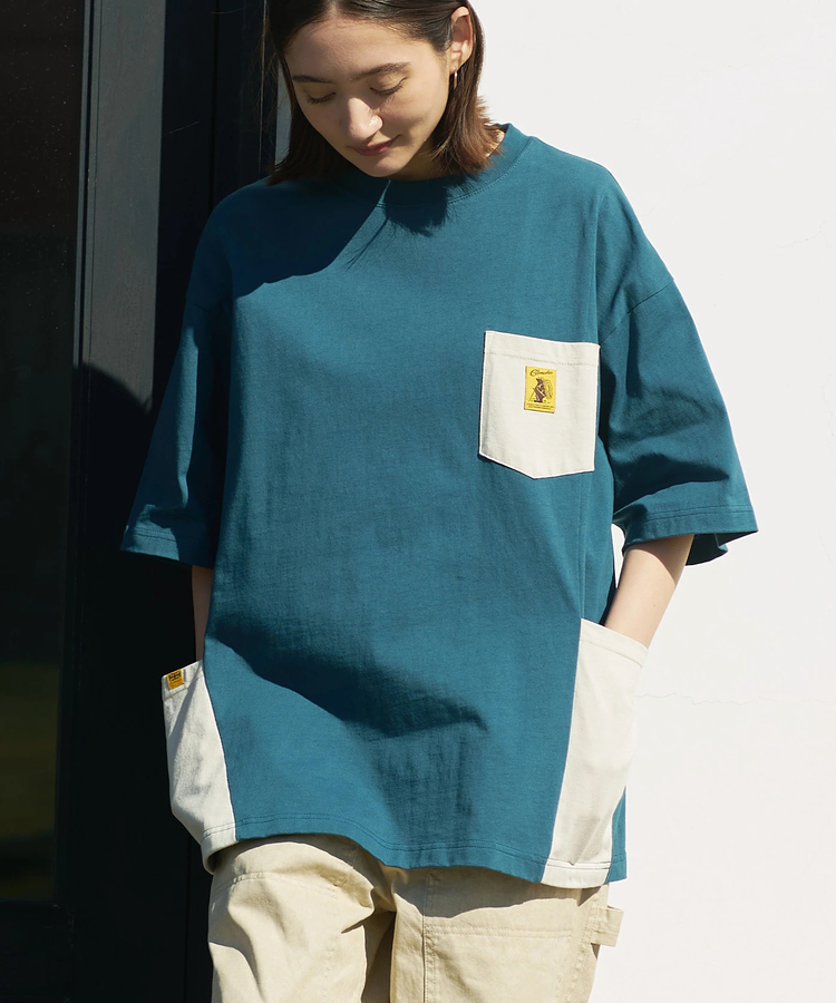 go slow caravan(ゴースローキャラバン) |COBMASTER/コブマスター 吸水速乾天竺ラゲッジポケットビッグTEE (MENS)
