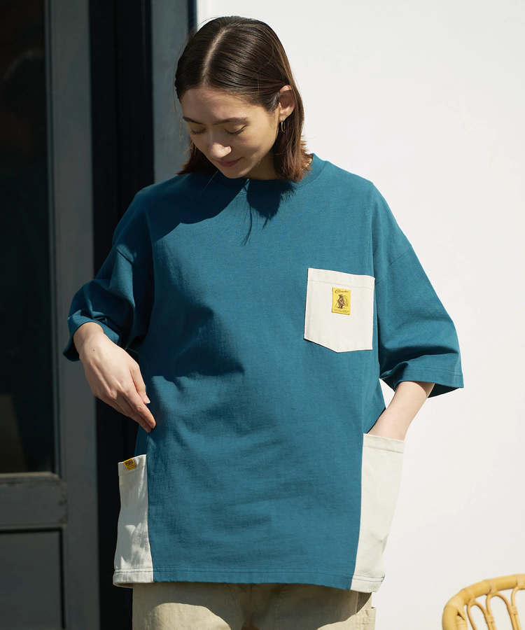 go slow caravan(ゴースローキャラバン) |COBMASTER/コブマスター 吸水速乾天竺ラゲッジポケットビッグTEE (MENS)