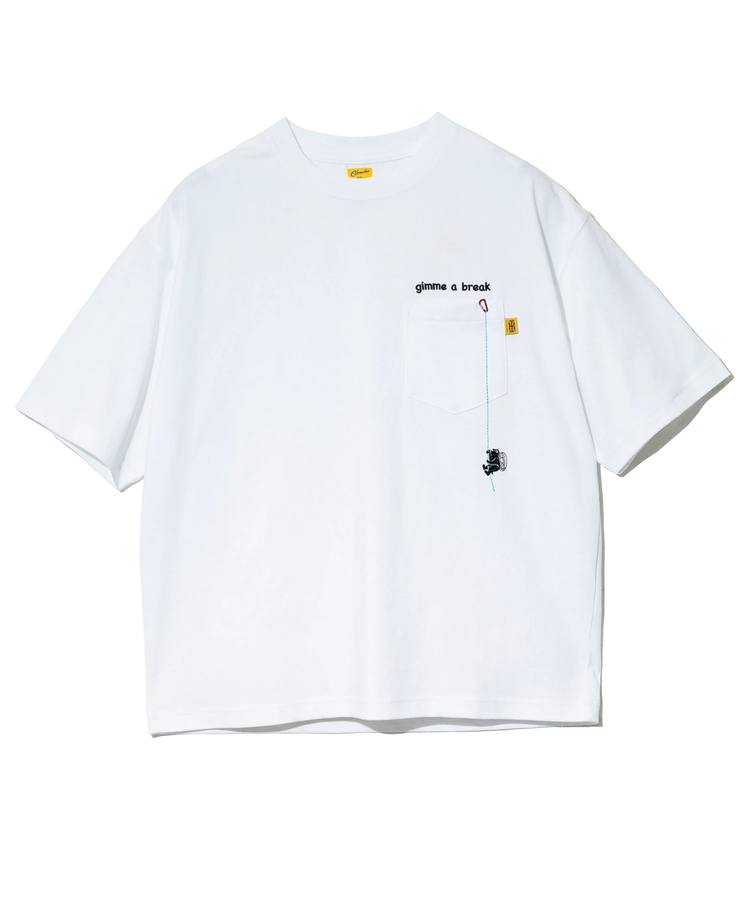 go slow caravan(ゴースローキャラバン) |COBMASTER/コブマスター ピグメント ポケット刺繍ルーズTEE《クライマーベアー》 (MENS)