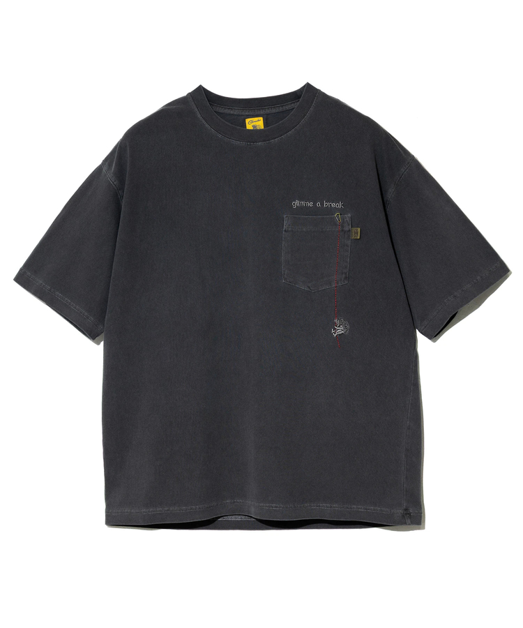 go slow caravan(ゴースローキャラバン) |COBMASTER/コブマスター ピグメント ポケット刺繍ルーズTEE《クライマーベアー》 (MENS)