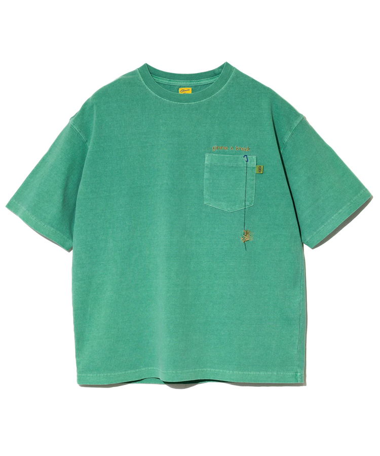 go slow caravan(ゴースローキャラバン) |COBMASTER/コブマスター ピグメント ポケット刺繍ルーズTEE《クライマーベアー》 (MENS)