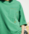 go slow caravan(ゴースローキャラバン) |COBMASTER/コブマスター ピグメント ポケット刺繍ルーズTEE《クライマーベアー》 (MENS)