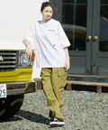 go slow caravan(ゴースローキャラバン) |COBMASTER/コブマスター ピグメント ポケット刺繍ルーズTEE《クライマーベアー》 (MENS)