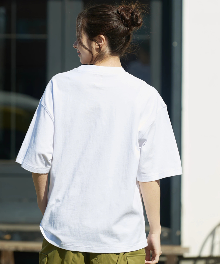 go slow caravan(ゴースローキャラバン) |COBMASTER/コブマスター ピグメント ポケット刺繍ルーズTEE《クライマーベアー》 (MENS)