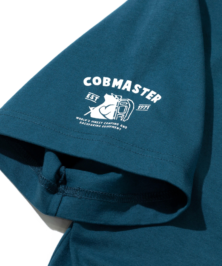 go slow caravan(ゴースローキャラバン) |COBMASTER/コブマスター 吸水速乾天竺刺繍ルーズTEE《旅するベアー》(MENS)