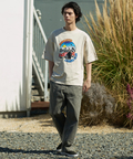 go slow caravan(ゴースローキャラバン) |COBMASTER/コブマスター 吸水速乾天竺刺繍ルーズTEE《旅するベアー》(MENS)