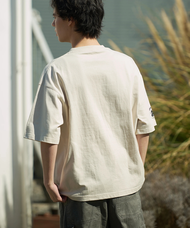 go slow caravan(ゴースローキャラバン) |COBMASTER/コブマスター 吸水速乾天竺刺繍ルーズTEE《旅するベアー》(MENS)