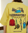 go slow caravan(ゴースローキャラバン) |COBMASTER/コブマスター 吸水速乾天竺刺繍ルーズTEE《トレッキングツール》(MENS)
