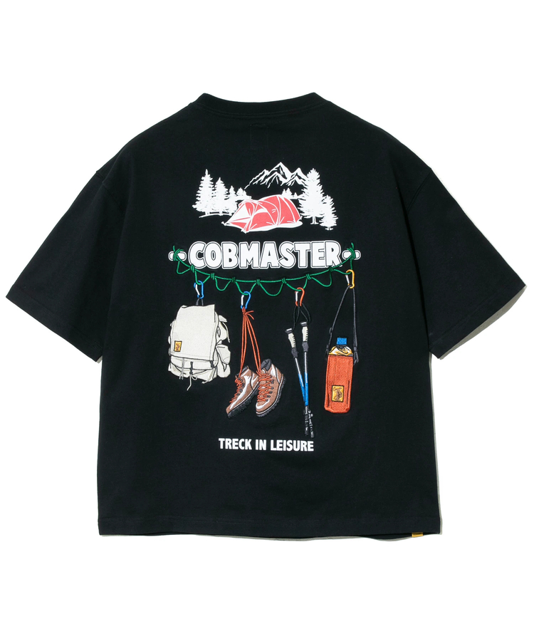 go slow caravan(ゴースローキャラバン) |COBMASTER/コブマスター 吸水速乾天竺刺繍ルーズTEE《トレッキングツール》(MENS)