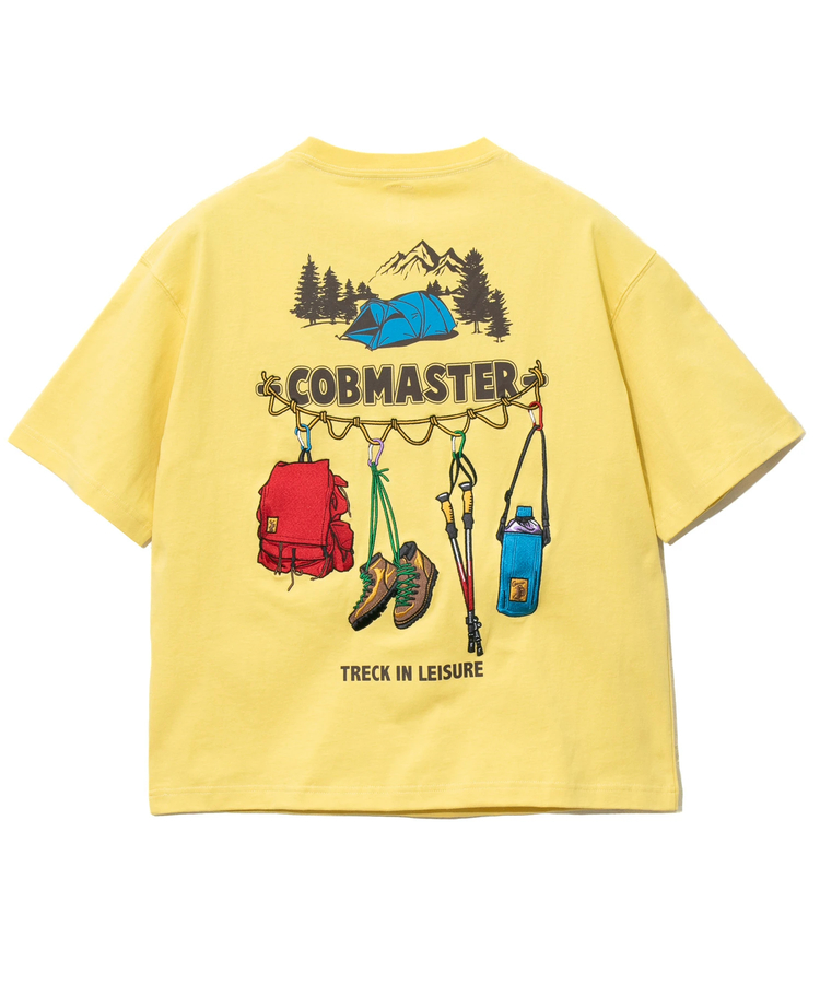 go slow caravan(ゴースローキャラバン) |COBMASTER/コブマスター 吸水速乾天竺刺繍ルーズTEE《トレッキングツール》(MENS)