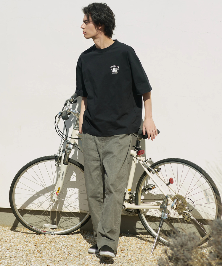go slow caravan(ゴースローキャラバン) |COBMASTER/コブマスター 吸水速乾天竺刺繍ルーズTEE《トレッキングツール》(MENS)