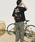 go slow caravan(ゴースローキャラバン) |COBMASTER/コブマスター 吸水速乾天竺刺繍ルーズTEE《トレッキングツール》(MENS)
