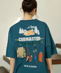 go slow caravan(ゴースローキャラバン) |COBMASTER/コブマスター 吸水速乾天竺刺繍ルーズTEE《トレッキングツール》(MENS)