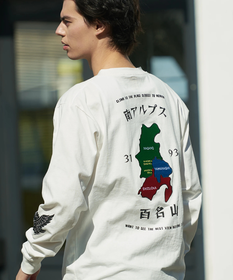 go slow caravan(ゴースローキャラバン) |COBMASTER/コブマスター 吸水速乾天竺刺繍ベーシックL/STEE《南アルプス》 (MENS)