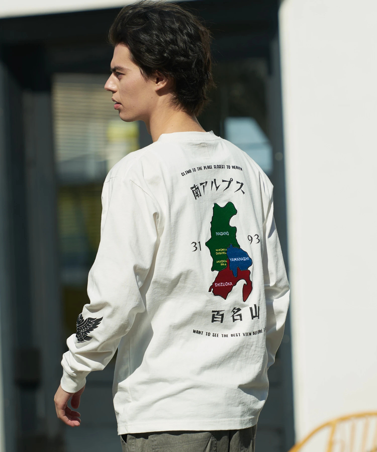 go slow caravan(ゴースローキャラバン) |COBMASTER/コブマスター 吸水速乾天竺刺繍ベーシックL/STEE《南アルプス》 (MENS)