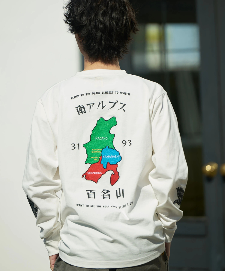 go slow caravan(ゴースローキャラバン) |COBMASTER/コブマスター 吸水速乾天竺刺繍ベーシックL/STEE《南アルプス》 (MENS)