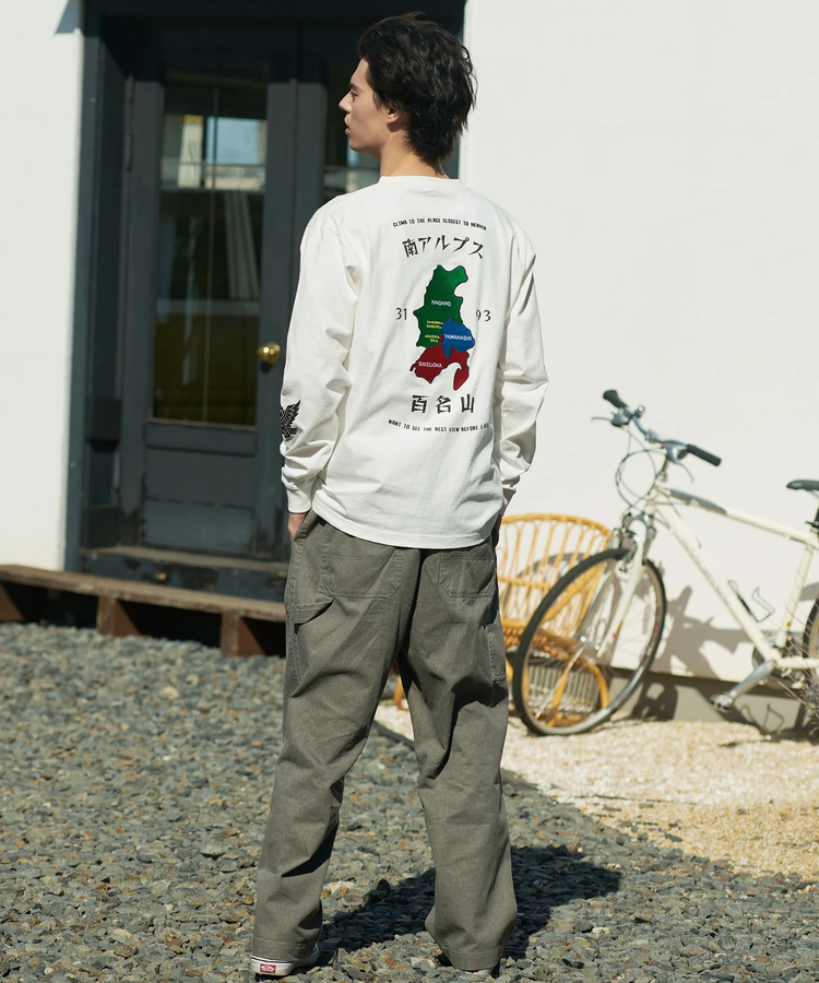go slow caravan(ゴースローキャラバン) |COBMASTER/コブマスター 吸水速乾天竺刺繍ベーシックL/STEE《南アルプス》 (MENS)