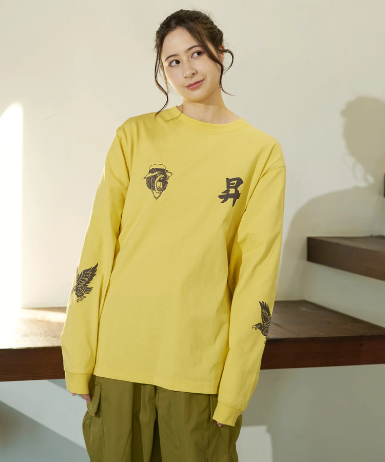 go slow caravan(ゴースローキャラバン) |COBMASTER/コブマスター 吸水速乾天竺刺繍ベーシックL/STEE《南アルプス》 (MENS)