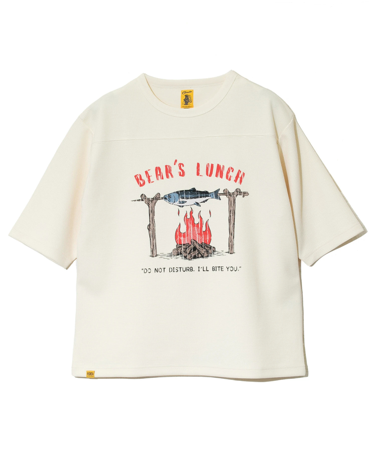 go slow caravan(ゴースローキャラバン) |COBMASTER/コブマスター ワッフル五分袖ルーズTEE《ベアーズランチ》 (MENS)