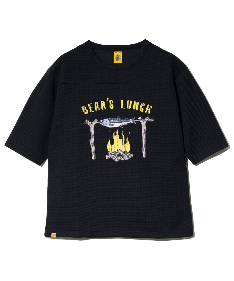 go slow caravan(ゴースローキャラバン) |COBMASTER/コブマスター ワッフル五分袖ルーズTEE《ベアーズランチ》 (MENS)