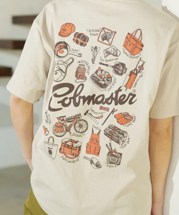 COBMASTER/コブマスター 吸水速乾天竺ポケット刺繍ベーシックTEE