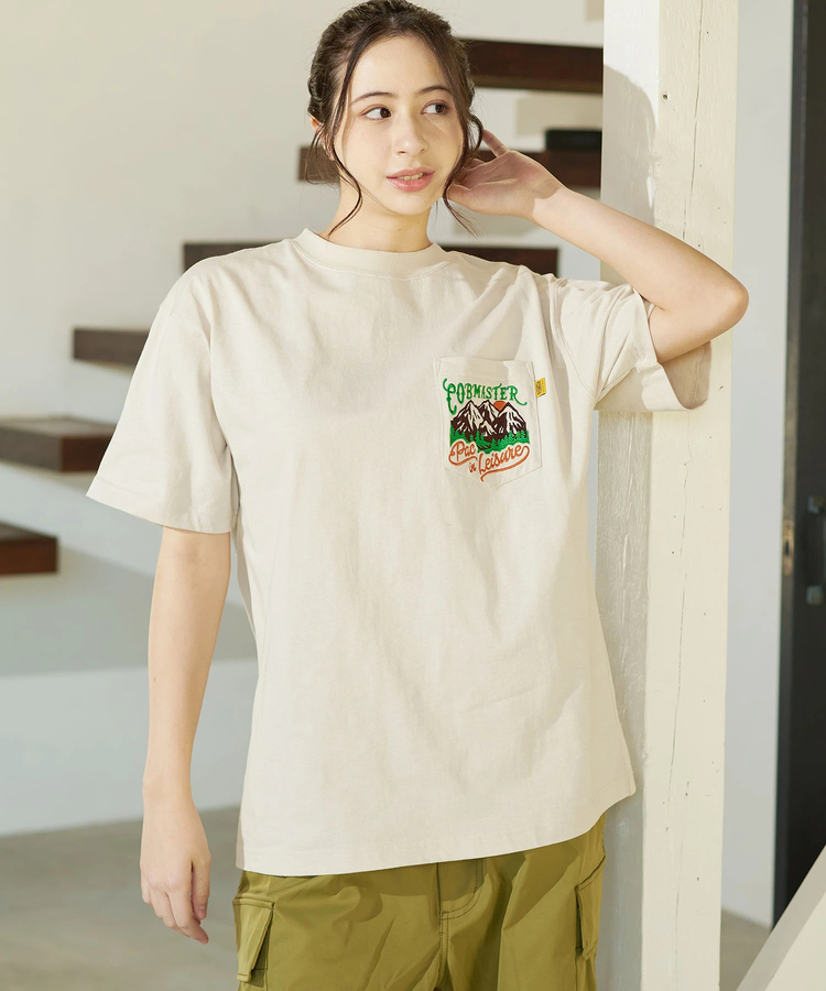 go slow caravan(ゴースローキャラバン) |COBMASTER/コブマスター 吸水速乾天竺ポケット刺繍ベーシックTEE《TOOLS》 (MENS)
